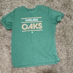 Oakland Oaks Green Graphic Short Sleeve Tee